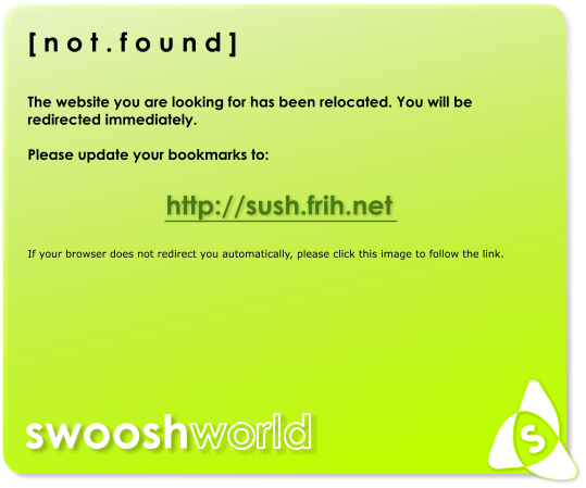 Site relocated to http://sush.frih.net